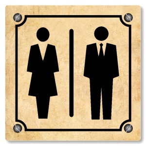 WC společné, 100x100mm, pergamen, Kansas